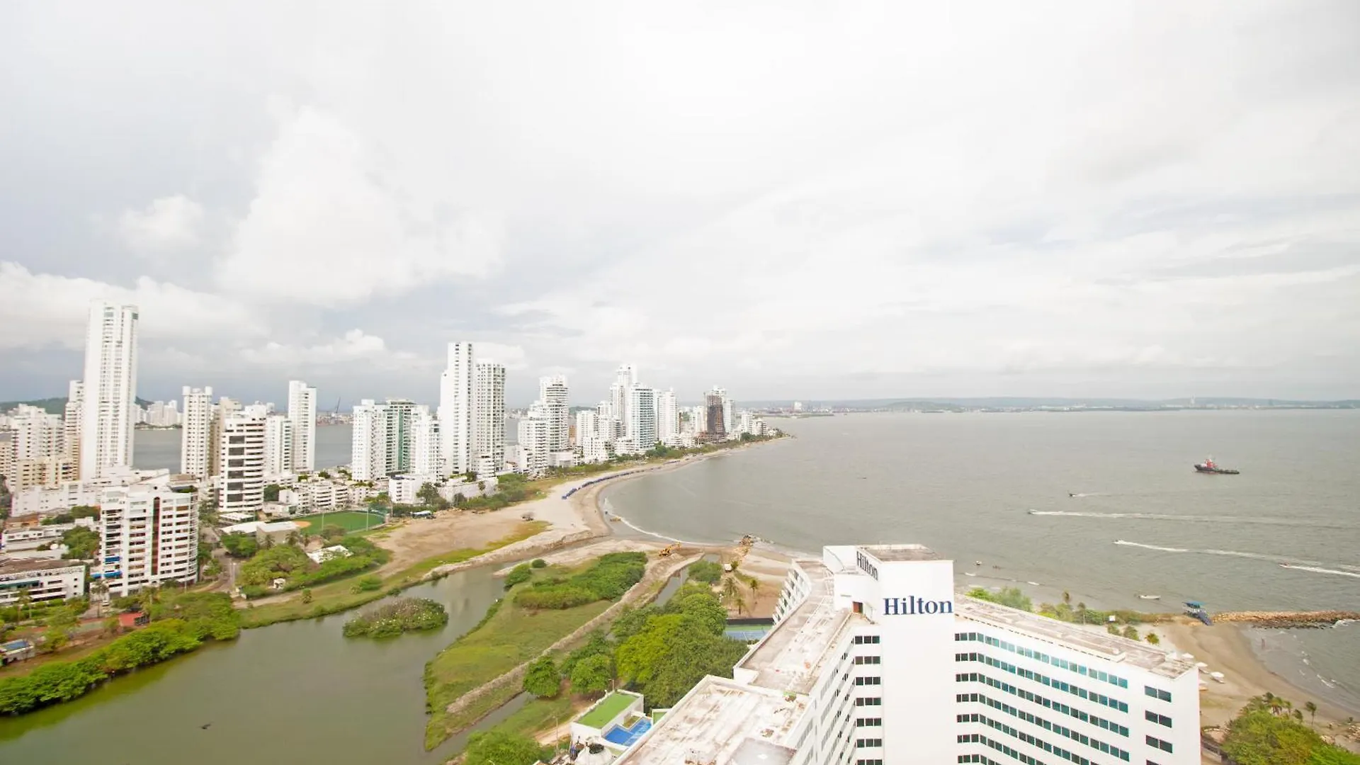 Apartment Riviera Sunrise Beach - Frente Al Mar Y Vista Panoramica A Toda La Ciudad Cartagena
