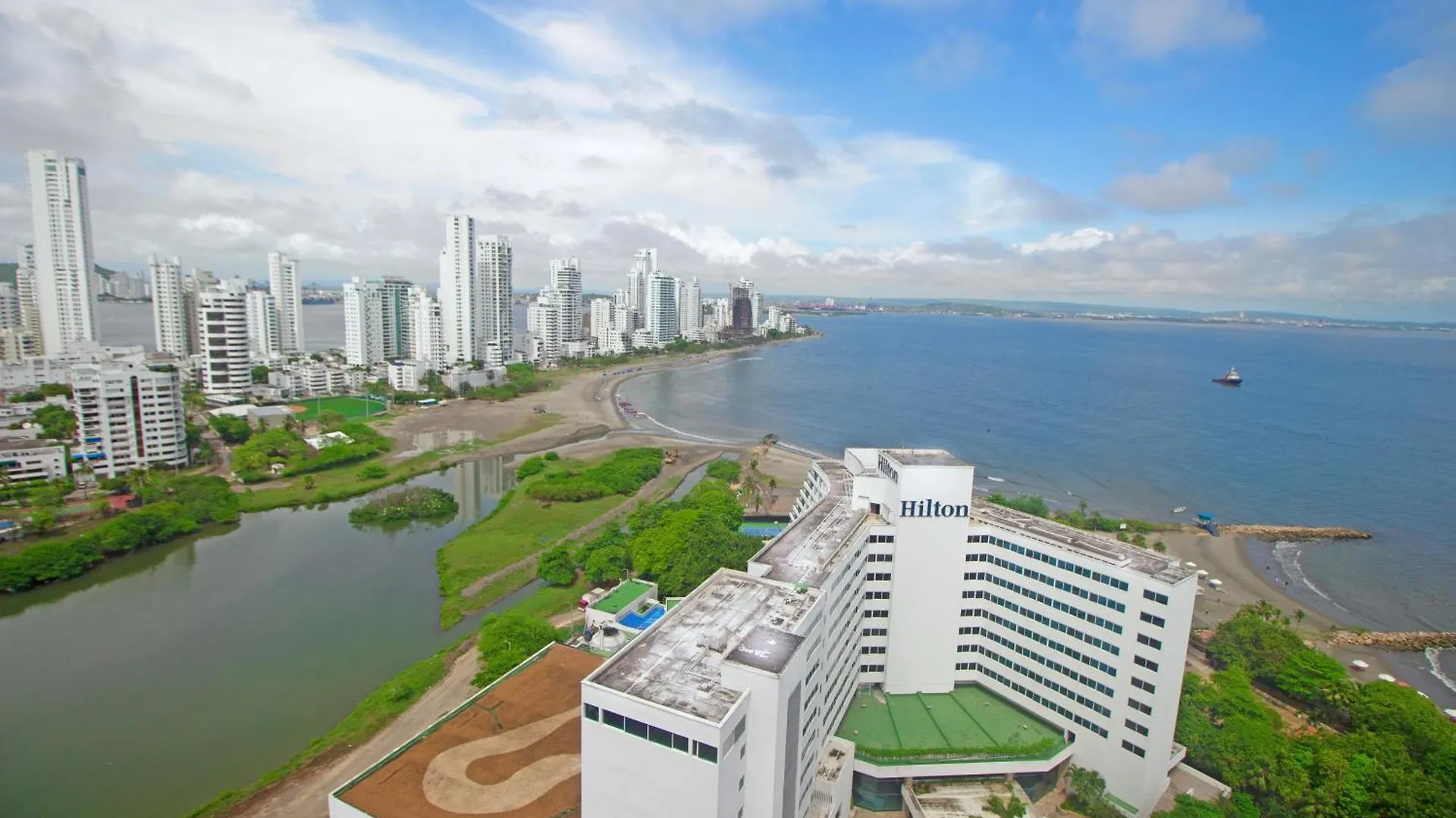 Riviera Sunrise Beach - Frente Al Mar Y Vista Panoramica A Toda La Ciudad Cartagena Colombia
